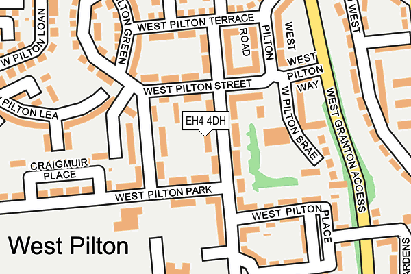 EH4 4DH map - OS OpenMap – Local (Ordnance Survey) EH4 4DH map - OS OpenMap – Local (Ordnance Survey)