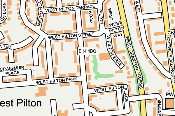 EH4 4DQ map - OS OpenMap – Local (Ordnance Survey) EH4 4DQ map - OS OpenMap – Local (Ordnance Survey)