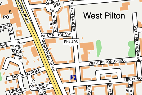 EH4 4DS map - OS OpenMap – Local (Ordnance Survey) EH4 4DS map - OS OpenMap – Local (Ordnance Survey)