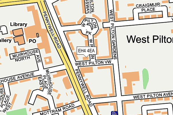 EH4 4EA map - OS OpenMap – Local (Ordnance Survey) EH4 4EA map - OS OpenMap – Local (Ordnance Survey)