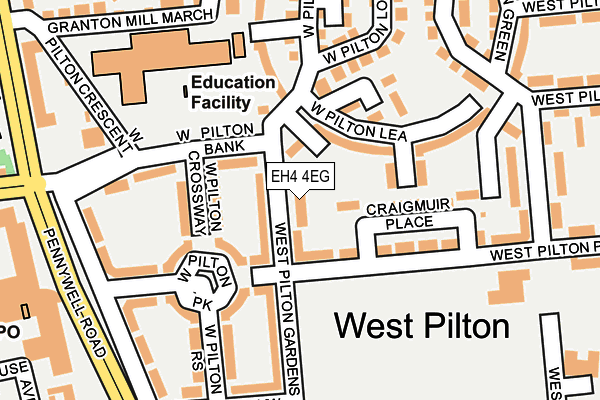 EH4 4EG map - OS OpenMap – Local (Ordnance Survey) EH4 4EG map - OS OpenMap – Local (Ordnance Survey)