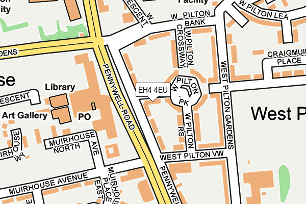 EH4 4EU map - OS OpenMap – Local (Ordnance Survey) EH4 4EU map - OS OpenMap – Local (Ordnance Survey)