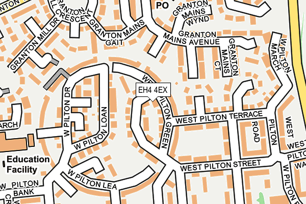 EH4 4EX map - OS OpenMap – Local (Ordnance Survey) EH4 4EX map - OS OpenMap – Local (Ordnance Survey)