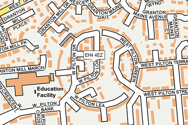 EH4 4EZ map - OS OpenMap – Local (Ordnance Survey) EH4 4EZ map - OS OpenMap – Local (Ordnance Survey)