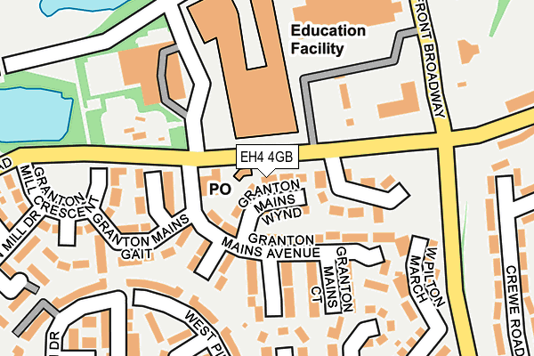 EH4 4GB map - OS OpenMap – Local (Ordnance Survey) EH4 4GB map - OS OpenMap – Local (Ordnance Survey)