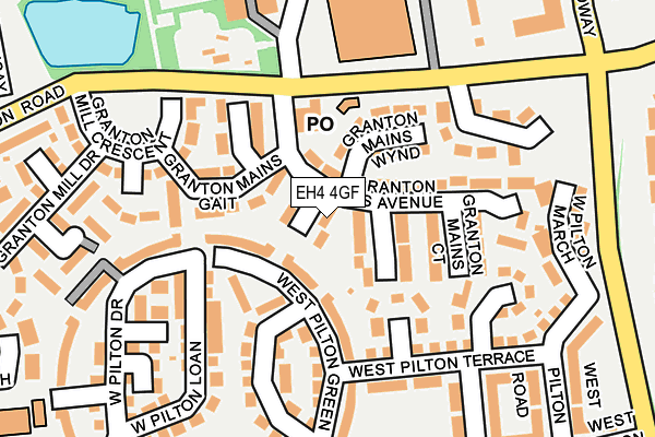 EH4 4GF map - OS OpenMap – Local (Ordnance Survey) EH4 4GF map - OS OpenMap – Local (Ordnance Survey)