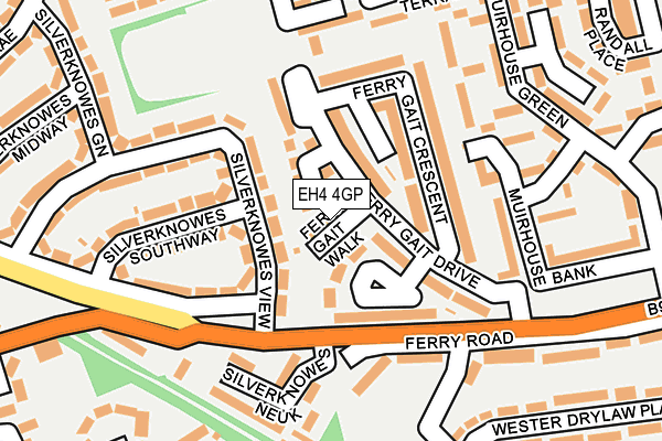 EH4 4GP map - OS OpenMap – Local (Ordnance Survey) EH4 4GP map - OS OpenMap – Local (Ordnance Survey)