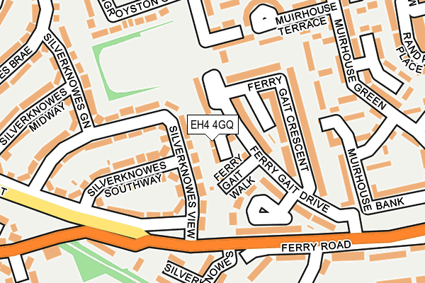 EH4 4GQ map - OS OpenMap – Local (Ordnance Survey) EH4 4GQ map - OS OpenMap – Local (Ordnance Survey)