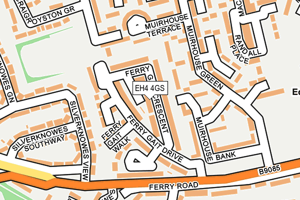 EH4 4GS map - OS OpenMap – Local (Ordnance Survey) EH4 4GS map - OS OpenMap – Local (Ordnance Survey)