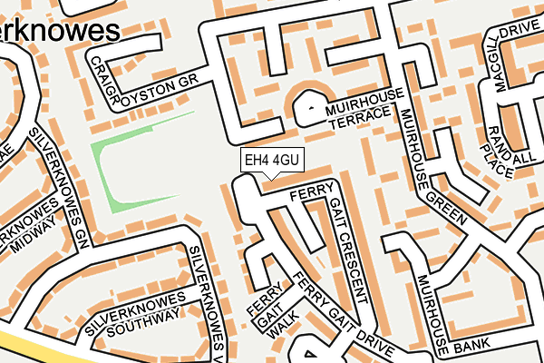 EH4 4GU map - OS OpenMap – Local (Ordnance Survey) EH4 4GU map - OS OpenMap – Local (Ordnance Survey)