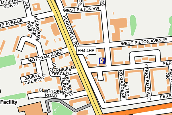 EH4 4HB map - OS OpenMap – Local (Ordnance Survey) EH4 4HB map - OS OpenMap – Local (Ordnance Survey)