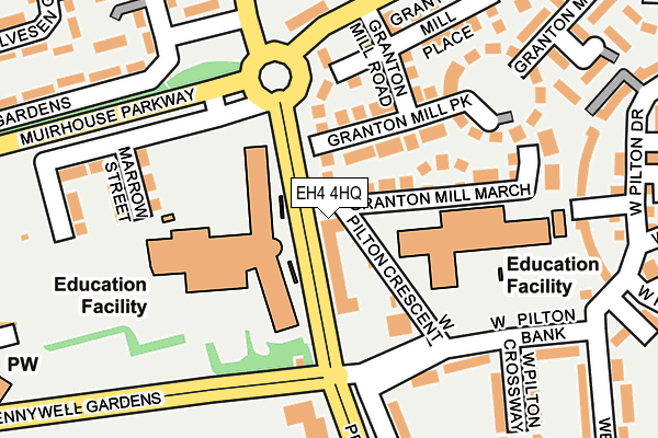 EH4 4HQ map - OS OpenMap – Local (Ordnance Survey) EH4 4HQ map - OS OpenMap – Local (Ordnance Survey)