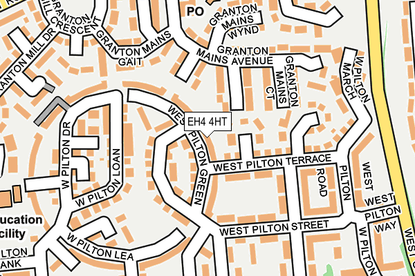 EH4 4HT map - OS OpenMap – Local (Ordnance Survey) EH4 4HT map - OS OpenMap – Local (Ordnance Survey)