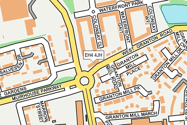 EH4 4JH map - OS OpenMap – Local (Ordnance Survey) EH4 4JH map - OS OpenMap – Local (Ordnance Survey)