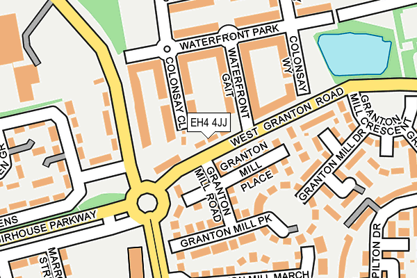 EH4 4JJ map - OS OpenMap – Local (Ordnance Survey) EH4 4JJ map - OS OpenMap – Local (Ordnance Survey)