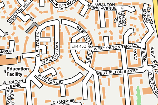 EH4 4JQ map - OS OpenMap – Local (Ordnance Survey) EH4 4JQ map - OS OpenMap – Local (Ordnance Survey)
