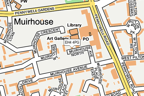 EH4 4PG map - OS OpenMap – Local (Ordnance Survey) EH4 4PG map - OS OpenMap – Local (Ordnance Survey)