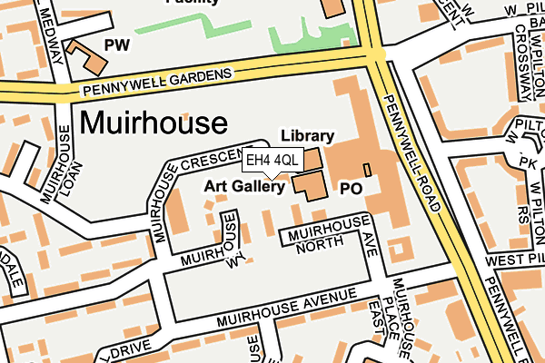 EH4 4QL map - OS OpenMap – Local (Ordnance Survey) EH4 4QL map - OS OpenMap – Local (Ordnance Survey)