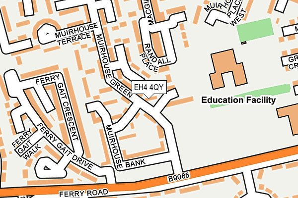 EH4 4QY map - OS OpenMap – Local (Ordnance Survey) EH4 4QY map - OS OpenMap – Local (Ordnance Survey)