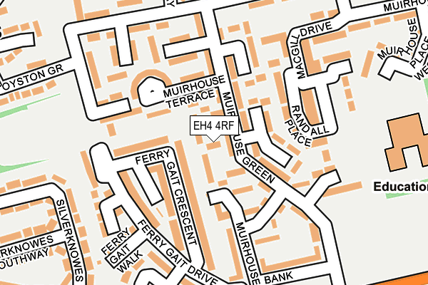 EH4 4RF map - OS OpenMap – Local (Ordnance Survey) EH4 4RF map - OS OpenMap – Local (Ordnance Survey)