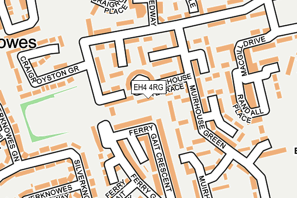 EH4 4RG map - OS OpenMap – Local (Ordnance Survey) EH4 4RG map - OS OpenMap – Local (Ordnance Survey)