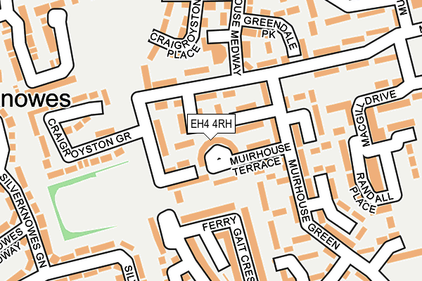 EH4 4RH map - OS OpenMap – Local (Ordnance Survey) EH4 4RH map - OS OpenMap – Local (Ordnance Survey)