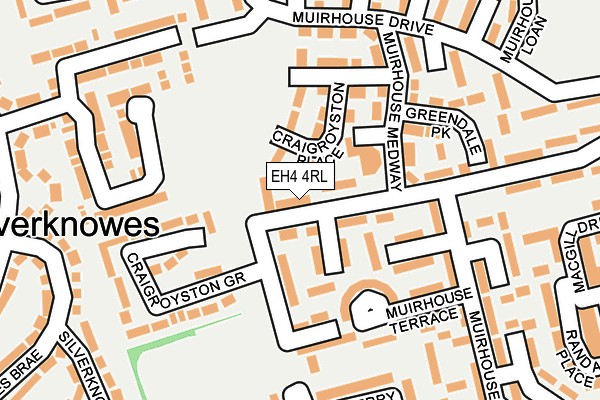 EH4 4RL map - OS OpenMap – Local (Ordnance Survey) EH4 4RL map - OS OpenMap – Local (Ordnance Survey)