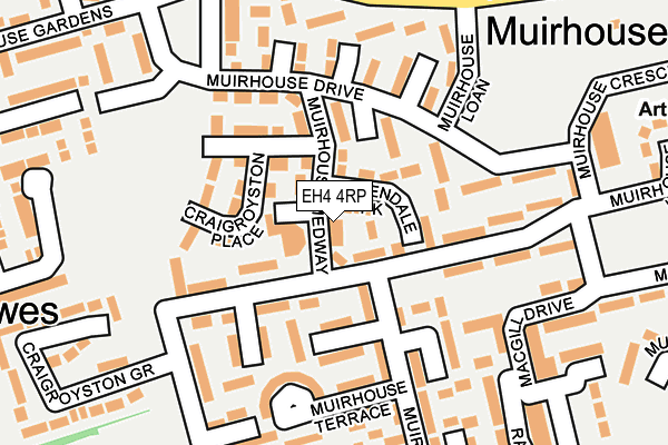 EH4 4RP map - OS OpenMap – Local (Ordnance Survey) EH4 4RP map - OS OpenMap – Local (Ordnance Survey)