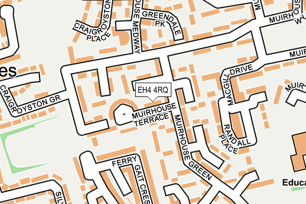 EH4 4RQ map - OS OpenMap – Local (Ordnance Survey) EH4 4RQ map - OS OpenMap – Local (Ordnance Survey)