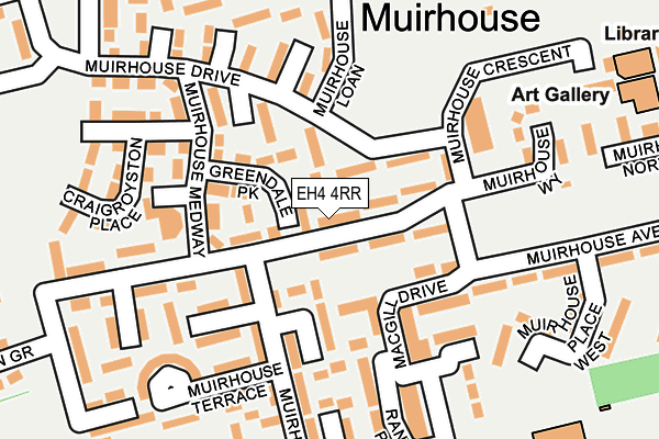 EH4 4RR map - OS OpenMap – Local (Ordnance Survey) EH4 4RR map - OS OpenMap – Local (Ordnance Survey)