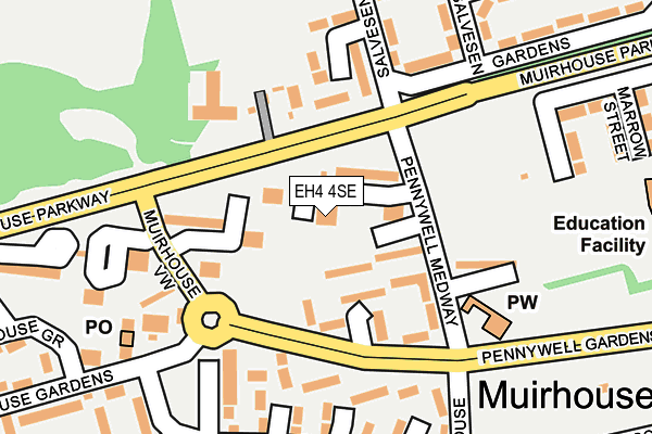 EH4 4SE map - OS OpenMap – Local (Ordnance Survey) EH4 4SE map - OS OpenMap – Local (Ordnance Survey)