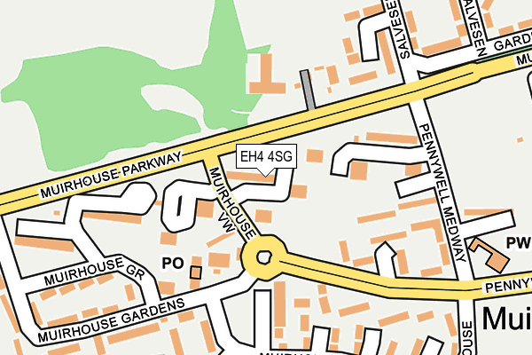 EH4 4SG map - OS OpenMap – Local (Ordnance Survey) EH4 4SG map - OS OpenMap – Local (Ordnance Survey)