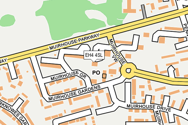 EH4 4SL map - OS OpenMap – Local (Ordnance Survey) EH4 4SL map - OS OpenMap – Local (Ordnance Survey)