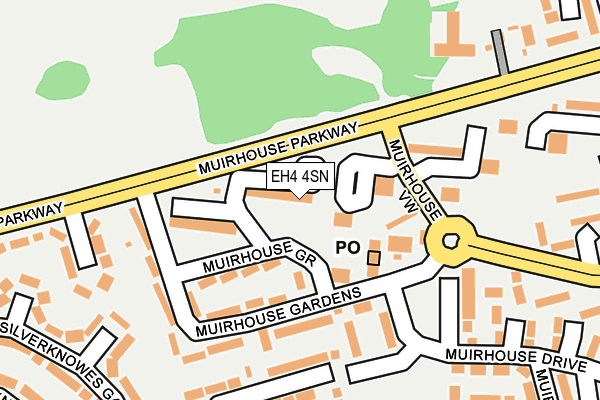 EH4 4SN map - OS OpenMap – Local (Ordnance Survey) EH4 4SN map - OS OpenMap – Local (Ordnance Survey)