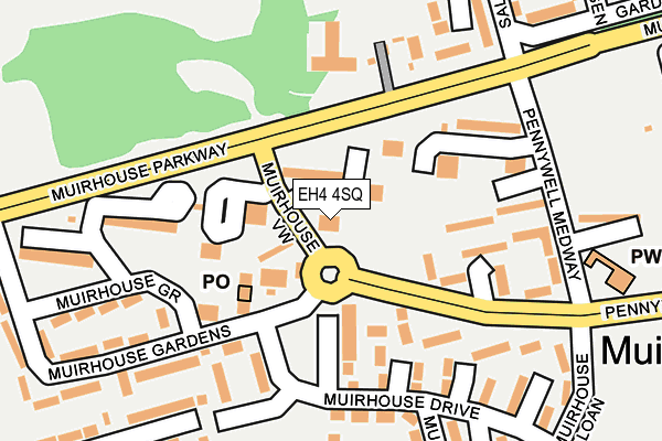 EH4 4SQ map - OS OpenMap – Local (Ordnance Survey) EH4 4SQ map - OS OpenMap – Local (Ordnance Survey)
