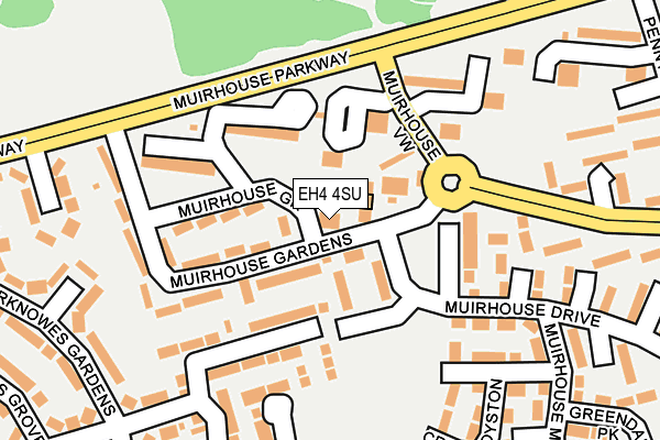 EH4 4SU map - OS OpenMap – Local (Ordnance Survey) EH4 4SU map - OS OpenMap – Local (Ordnance Survey)