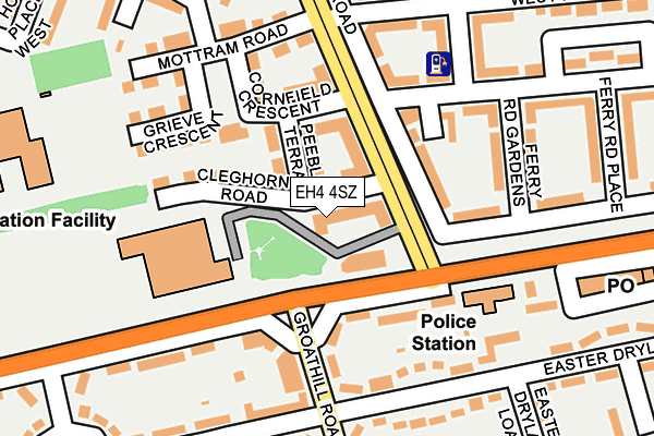EH4 4SZ map - OS OpenMap – Local (Ordnance Survey) EH4 4SZ map - OS OpenMap – Local (Ordnance Survey)