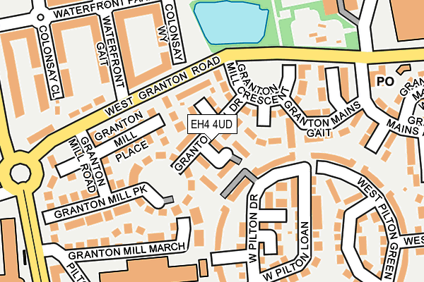 EH4 4UD map - OS OpenMap – Local (Ordnance Survey) EH4 4UD map - OS OpenMap – Local (Ordnance Survey)