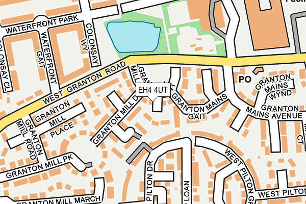EH4 4UT map - OS OpenMap – Local (Ordnance Survey) EH4 4UT map - OS OpenMap – Local (Ordnance Survey)