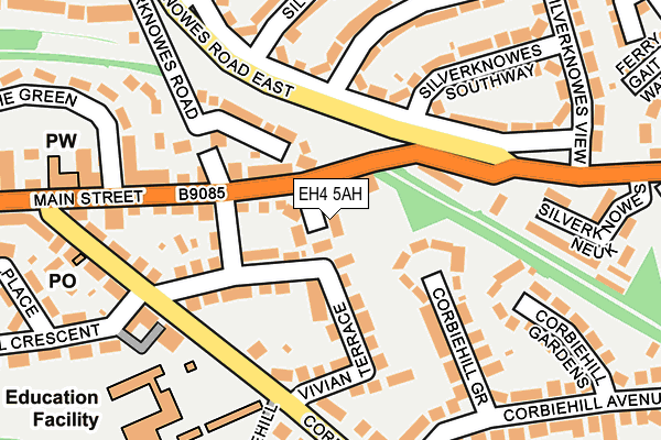 EH4 5AH map - OS OpenMap – Local (Ordnance Survey) EH4 5AH map - OS OpenMap – Local (Ordnance Survey)