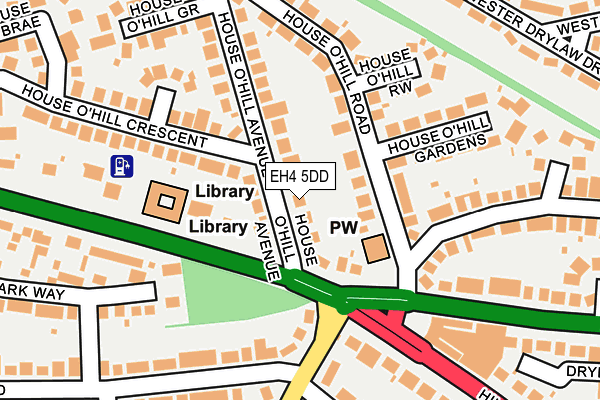 EH4 5DD map - OS OpenMap – Local (Ordnance Survey) EH4 5DD map - OS OpenMap – Local (Ordnance Survey)