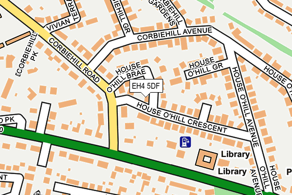 EH4 5DF map - OS OpenMap – Local (Ordnance Survey) EH4 5DF map - OS OpenMap – Local (Ordnance Survey)