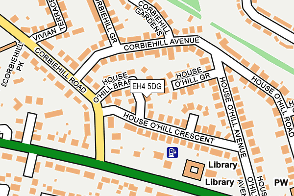 EH4 5DG map - OS OpenMap – Local (Ordnance Survey) EH4 5DG map - OS OpenMap – Local (Ordnance Survey)