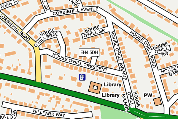 EH4 5DH map - OS OpenMap – Local (Ordnance Survey) EH4 5DH map - OS OpenMap – Local (Ordnance Survey)