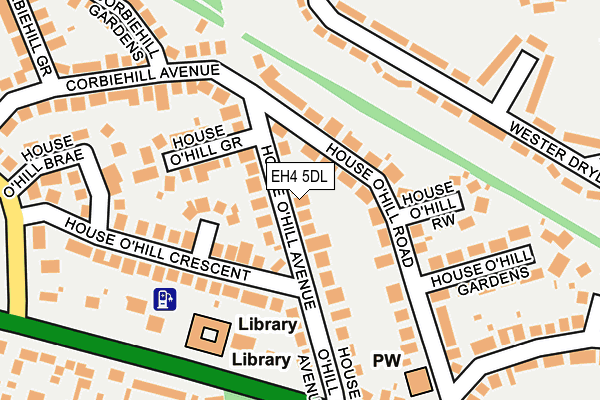 EH4 5DL map - OS OpenMap – Local (Ordnance Survey) EH4 5DL map - OS OpenMap – Local (Ordnance Survey)