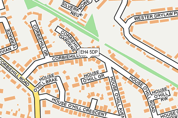 EH4 5DP map - OS OpenMap – Local (Ordnance Survey)