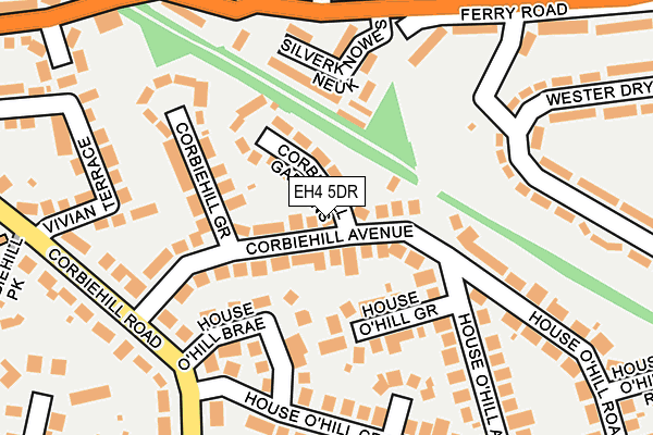 EH4 5DR map - OS OpenMap – Local (Ordnance Survey) EH4 5DR map - OS OpenMap – Local (Ordnance Survey)