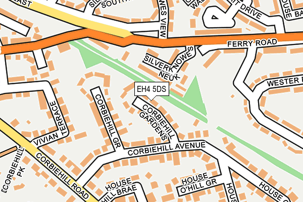 EH4 5DS map - OS OpenMap – Local (Ordnance Survey) EH4 5DS map - OS OpenMap – Local (Ordnance Survey)