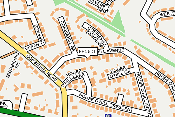 EH4 5DT map - OS OpenMap – Local (Ordnance Survey) EH4 5DT map - OS OpenMap – Local (Ordnance Survey)