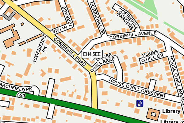 EH4 5EE map - OS OpenMap – Local (Ordnance Survey) EH4 5EE map - OS OpenMap – Local (Ordnance Survey)